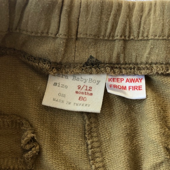 Zara cameras joggers/trousers | size 9-12M - Picture 3 of 4